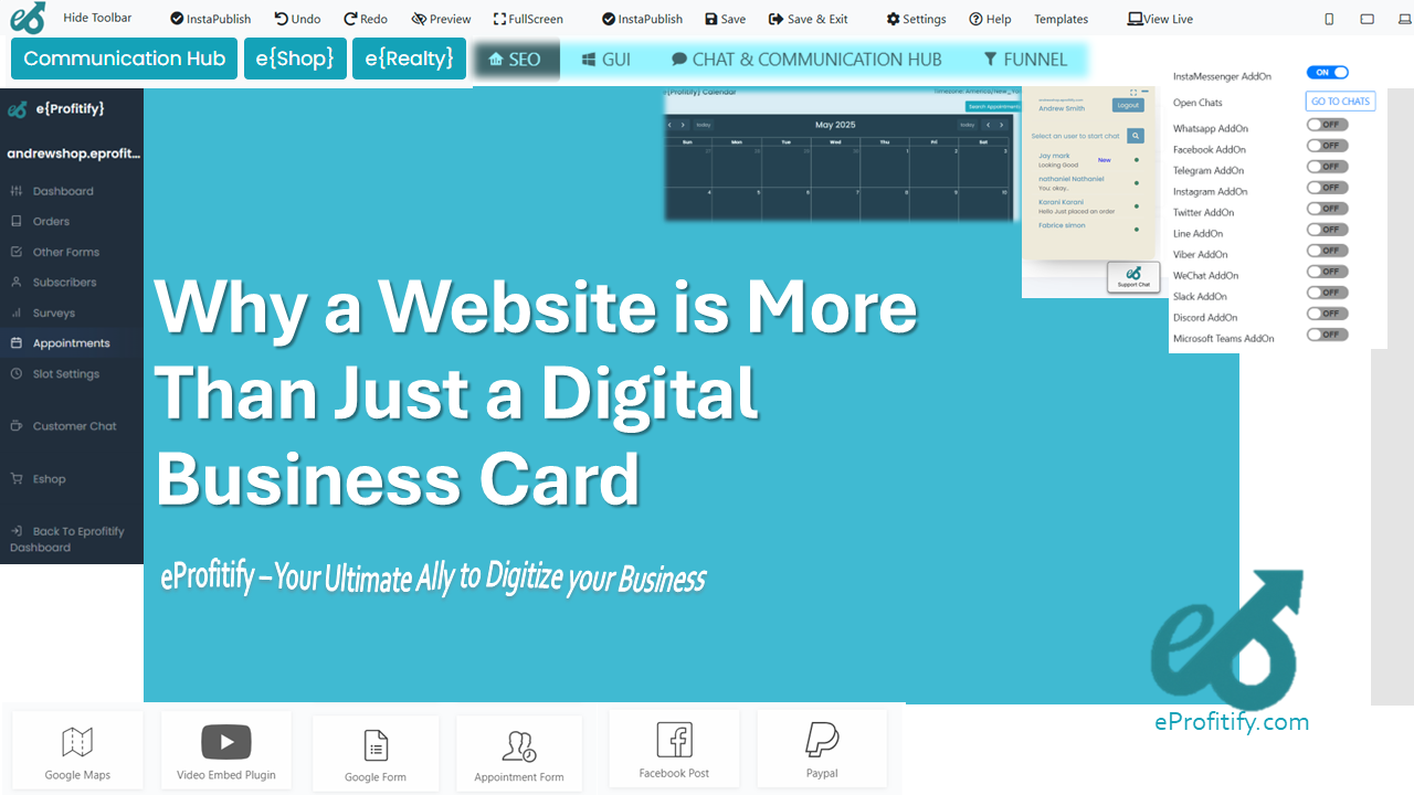 Why a Website is More Than Just a Digital Business Card